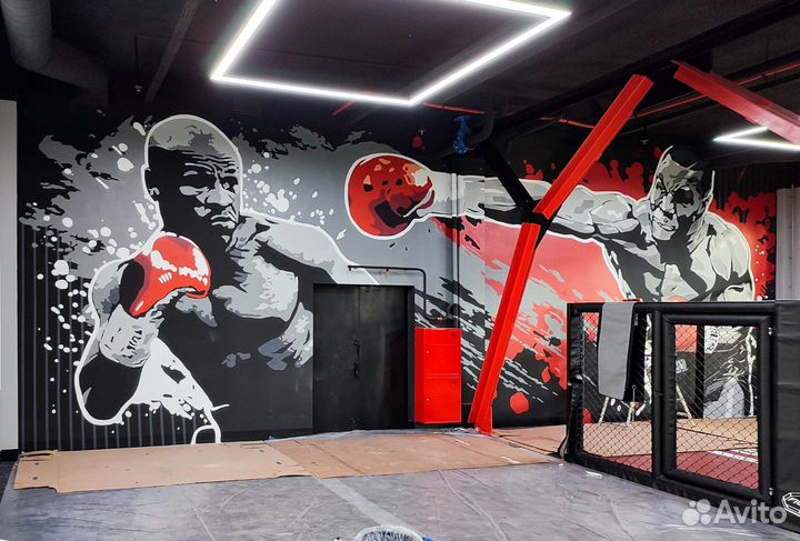 Роспись стен граффити