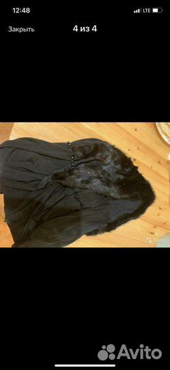 Капор/ женский снуд с мехом/ капюшон меховой женск