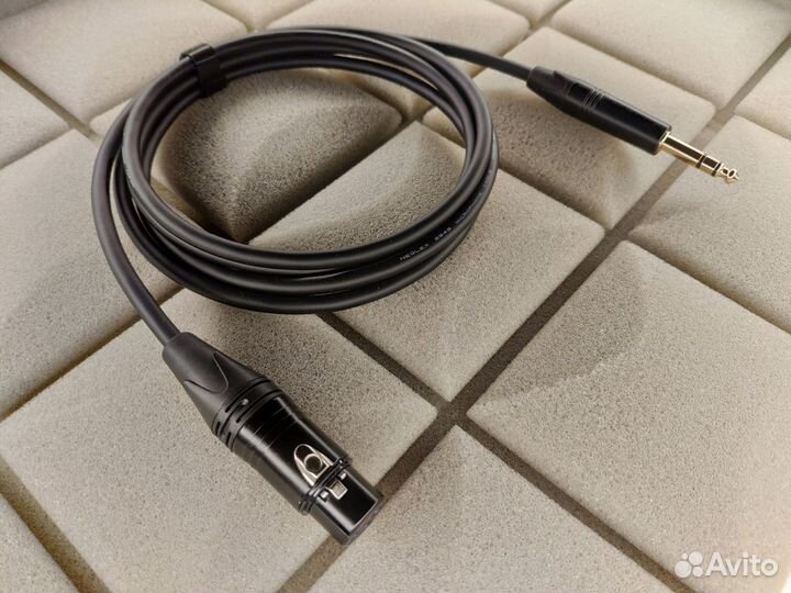 Xlr гнездо - Jack 6,3 stereo mogami 2549