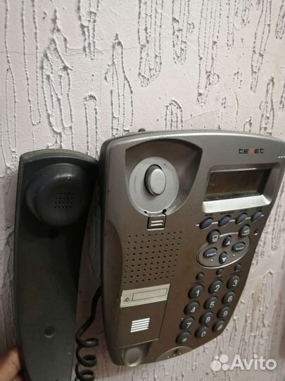 Кнопочный стацинарный телефон texet