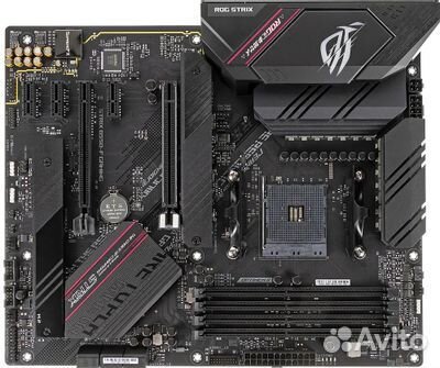 Материнская плата Asus ROG strix B550-F gaming Soc-AM4 AMD B550 4xDDR4 ATX AC97 8ch(7.1) 2.5Gg raid+