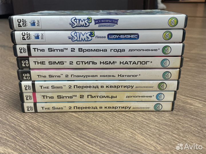 Диски The Sims 2 и 3