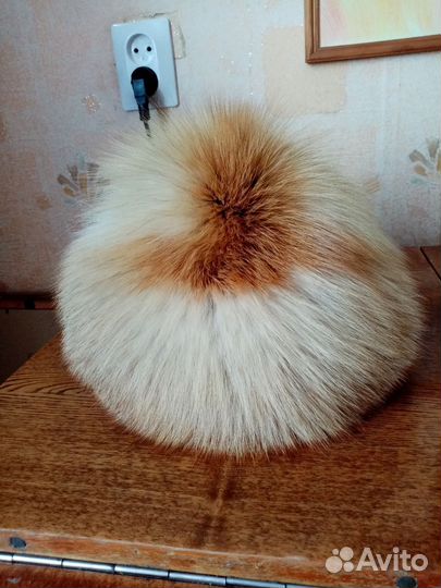 Шапка из меха лисы