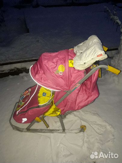 Коляска санки