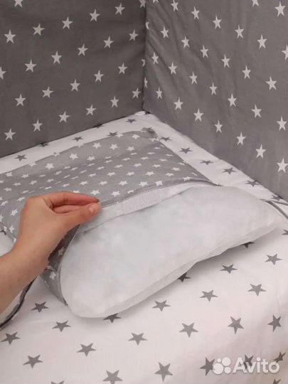 Бортики в кроватку новые