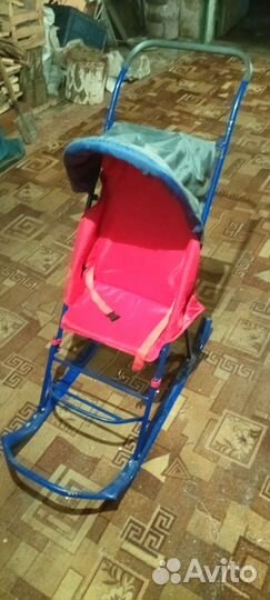 Коляска санки