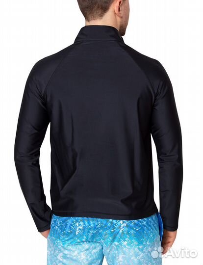 Мужская лайкровая куртка на молнии с длинным рукав