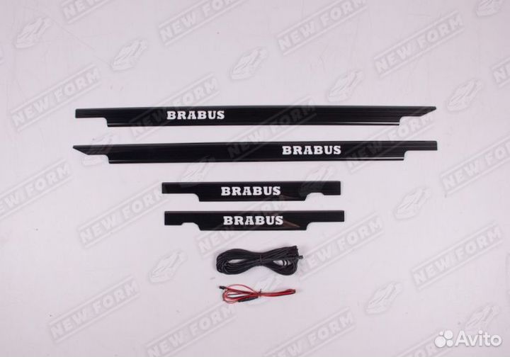 Накладки на пороги Брабус Mercedes G class W463