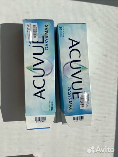 Линзы acuvue oasys