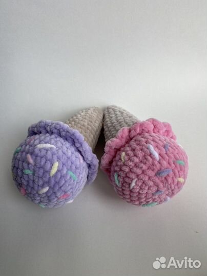 Мягкая игрушка мороженое