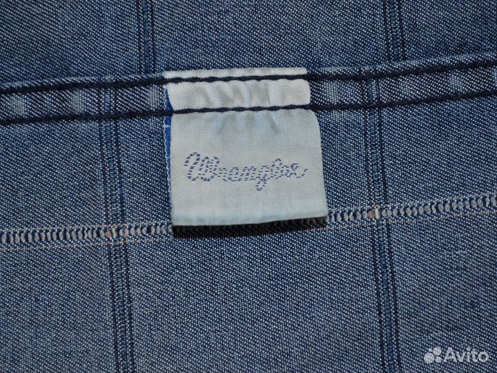 Джинсовая рубашка Wrangler оригинал винтаж