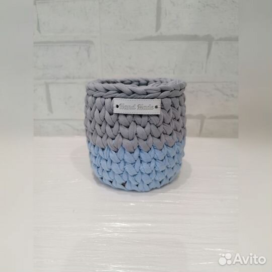 Корзинка вязаная для хранения