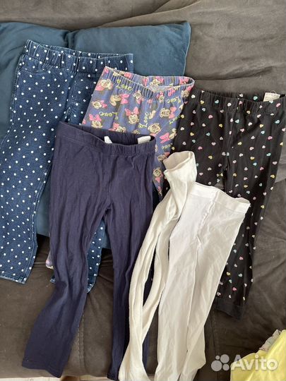 Вещи пакетом на девочку 104 110 116