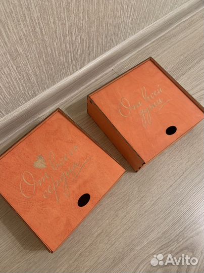 Шкатулка деревянная подарочная