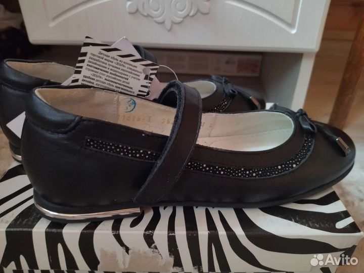 Туфли школьные 36 новые