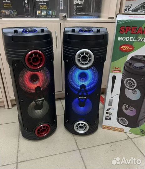 Мощная большая колонка ZQS-6208 ZQS6201(60см)