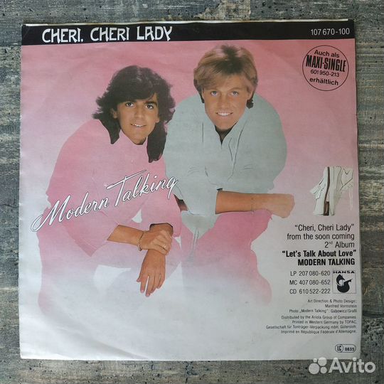 Modern Talking - Cheri, Cheri Lady (1985) 7