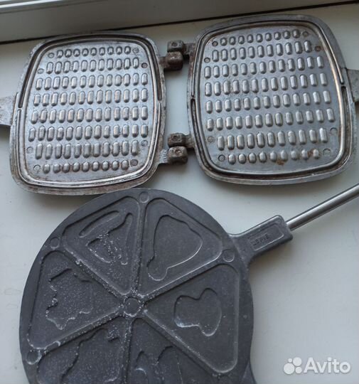 Формы СССР для вафель и печенья одним лотом