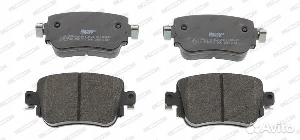 Тормозные колодки skoda A7