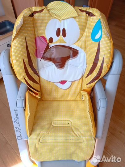 Стульчик для кормления chicco polly 2 start