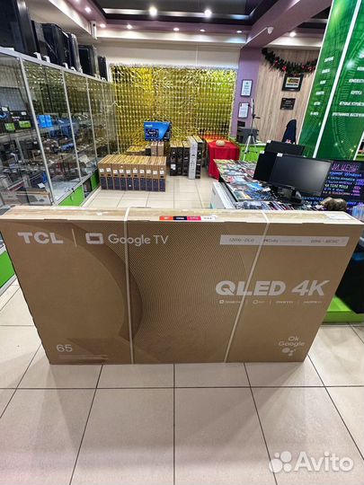 Огромный телевизорр TCL 65” на крутой матрице qled