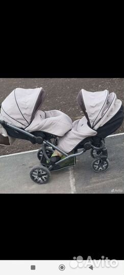 Коляска для двойни 3 в 1
