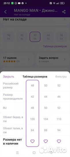 Джинсы Mango man