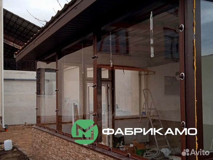 Мягкие пвх окна на беседку