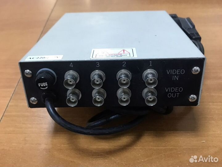 Видеоусилитель 4-канальный для аналогового сигнала