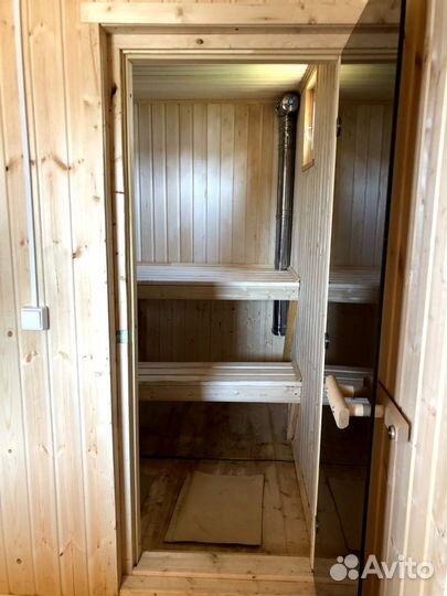 Баня под ключ каркасная 4м*2.2м 245т.р