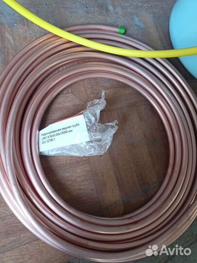 Трубка медная 1/4, 3/8 новая