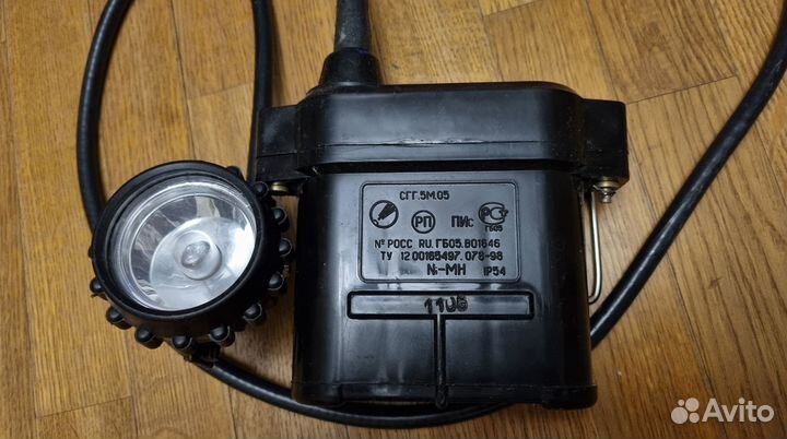 Светильник головной аккумуляторный с герметичной б