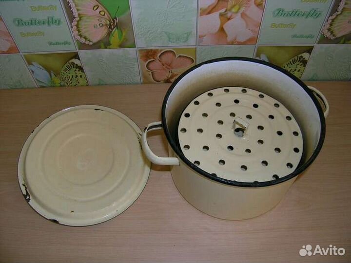 Кастрюли эмалированные