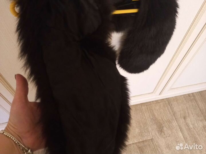 Меховой воротник песец