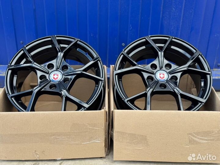 Диски r16 5x112 HRE RST Черный глянец