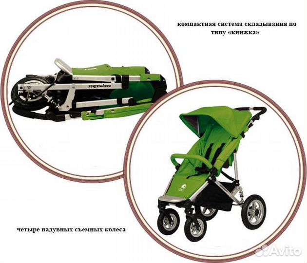 Коляска 2 в 1 easywalker qtro