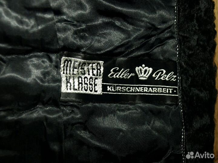 Женский каракулевый полушубок, винтаж