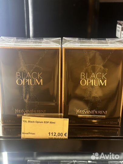 Yves Saint Laurent black opium оригинал из Европы