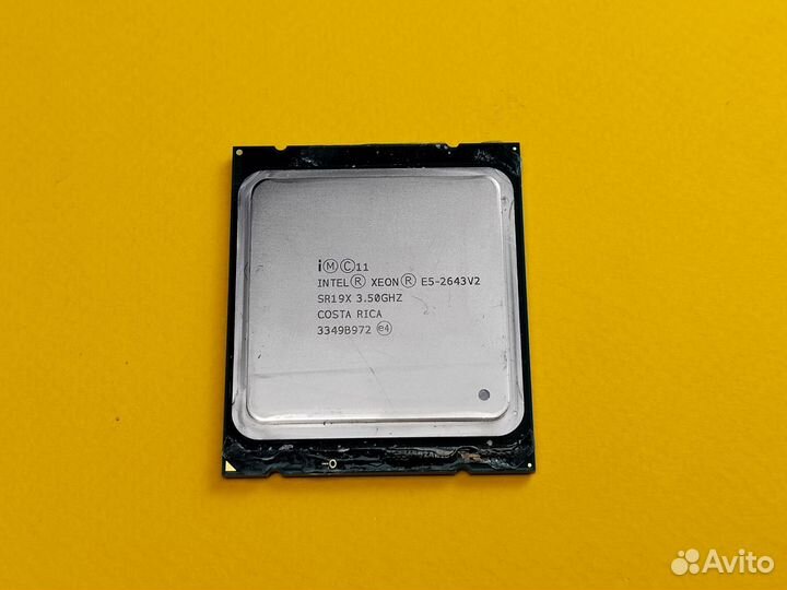 Серверный Intel xeon E5 2643V2 6 ядер 3800 мгц