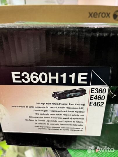 Лазерный картридж Lexmark E360H11E Black
