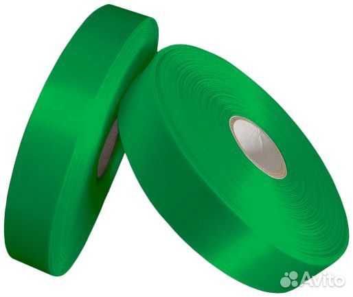 Цветная лента 35мм х 200 м, зеленый