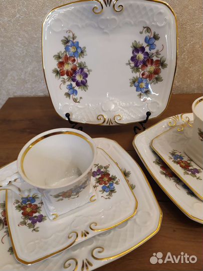 Чайные кофейные трио Германия Gerоld Tettau