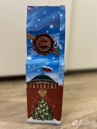 Коробка от подарка Кремлёвская ёлка 2018