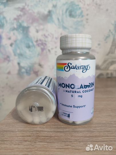 Кокосовое масло, monolaurin