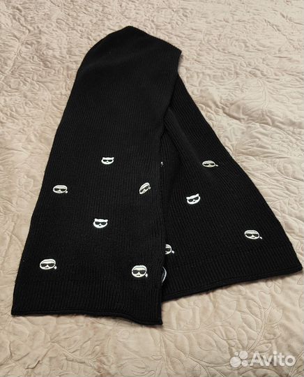 Комплект шапка и шарф Karl Lagerfeld оригинал