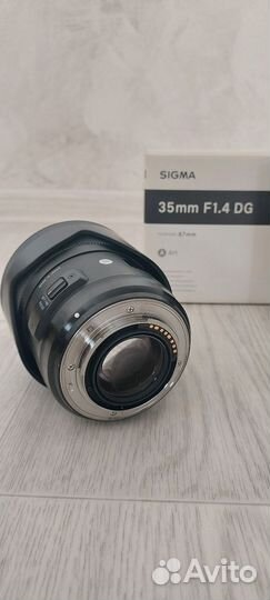 Объектив Sigma 35mm 1.4 art Sony A