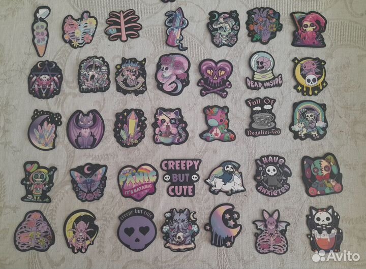 Стикеры наклейки готические