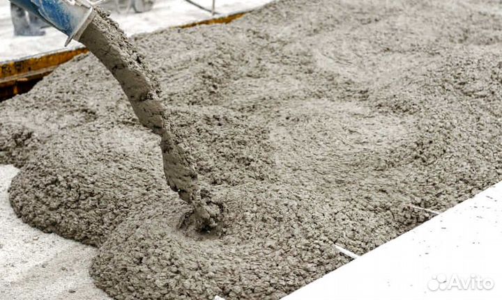 Бетон М100 B7.5 F50 W4 П4(Гравий)