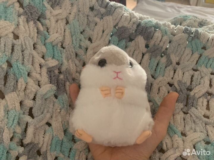 Мягкая Игрушка-Брелок в виде хомячка