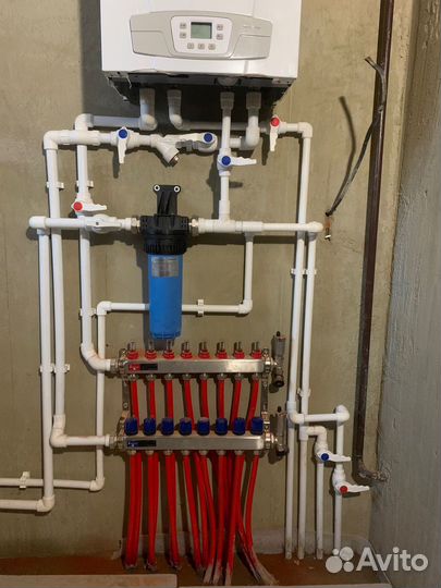 Монтаж отопление водоснабжение